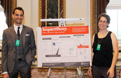 ImpactStory poster at the White House
